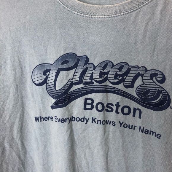 Vintage CHEERS Boston short sleeve t shirt, size large - Picture 2 of 6